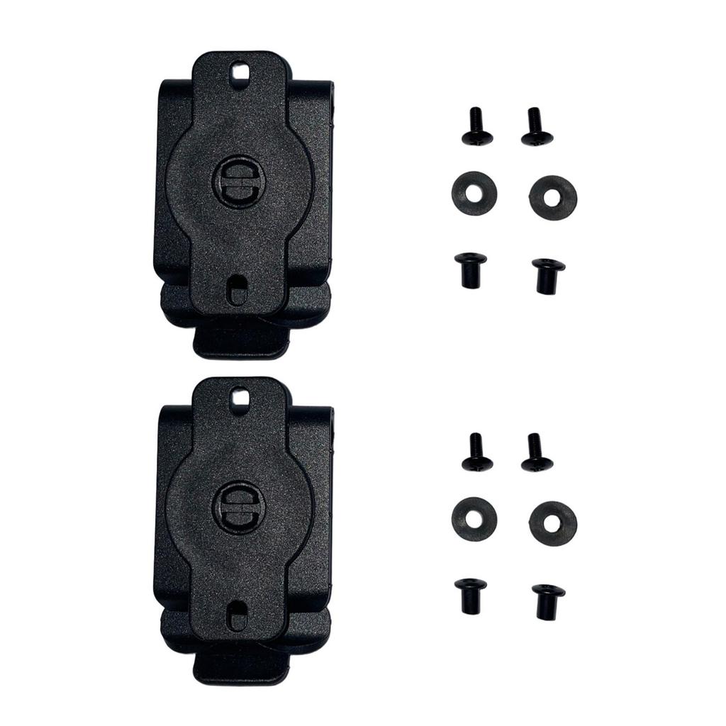 1/2Set Tactically Knife Holster Back Clip 360 Degree Rotating K Sheath Back Clip Belt Clip with Screws Easy To Carry