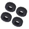 4PCS 1.0 Inch RC Tires Sponge Inner Liner Rubber Boot Tread Tire Replacement for 1/18 1/24 Crawler Car