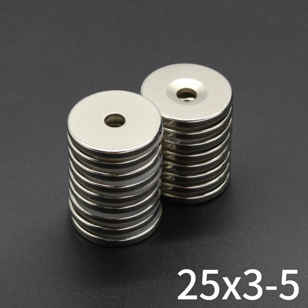 N35 Round Countersunk Hole Neodymium Magnet Strong Permanent Magnet For DIY Craft Model Hardware Fixing