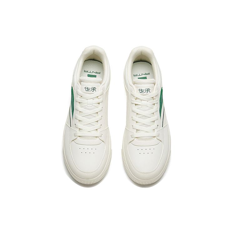 Anta Lifestyle Series Casual Low-Top Sneakers Men Sneakers Green White 112238063-3