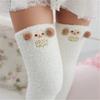 Cartoon Over-knee High Socks Bear Winter Stockings Women Sweet Calf Snow Scoks  Kids