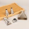 5Pcs/Set Stainless Steel  Air Gun Heat Resisting Nozzles Fast Heating Heat Blower Nozzles