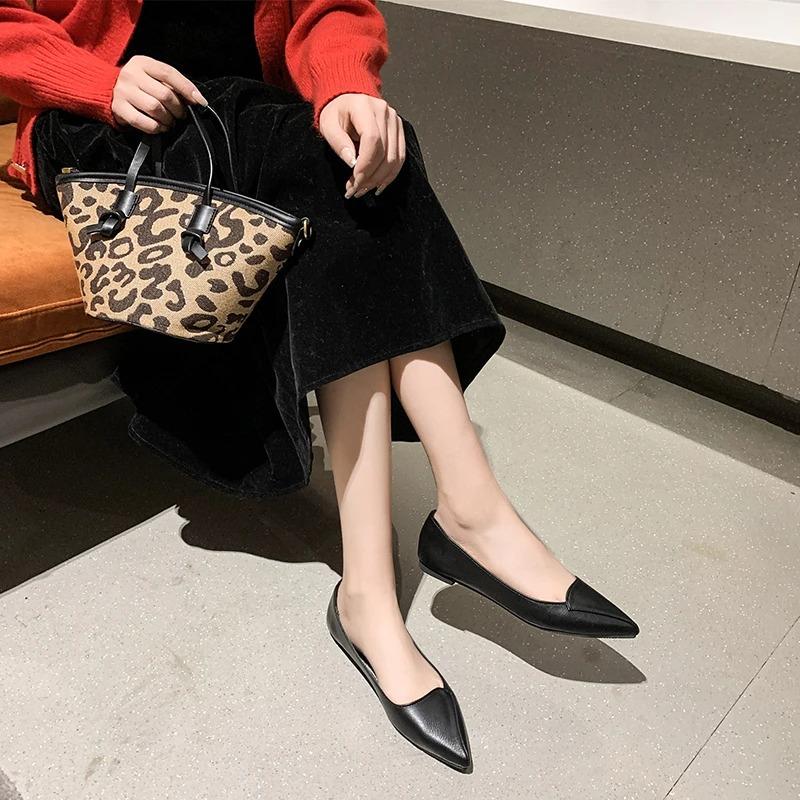 Zapatos de Moda para Mujer con Punta y sin Cordones Verano Mocasines para Mujer Cómodos Zapatos de Barco Amarillos para Señora Planos de Otoño Zapatos Mujer
