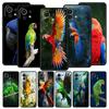 Parrot Bird Phone Case For Xiaomi Mi 15 14 14T 13T 12T Pro 12 13 11 Lite 5G 11T Poco X6 X7 X5 Pro Soft TPU Cover