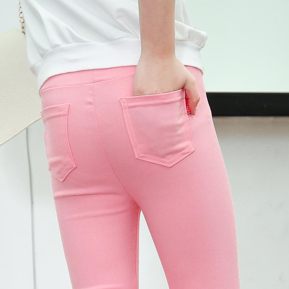 

2022 Детские эластичные брюки-карандаш: Модели весна/лето для девочек, средние/большие размеры, штампованные этикетки, подходят для верхней одежды, поставляются одним изделием. 160 cm