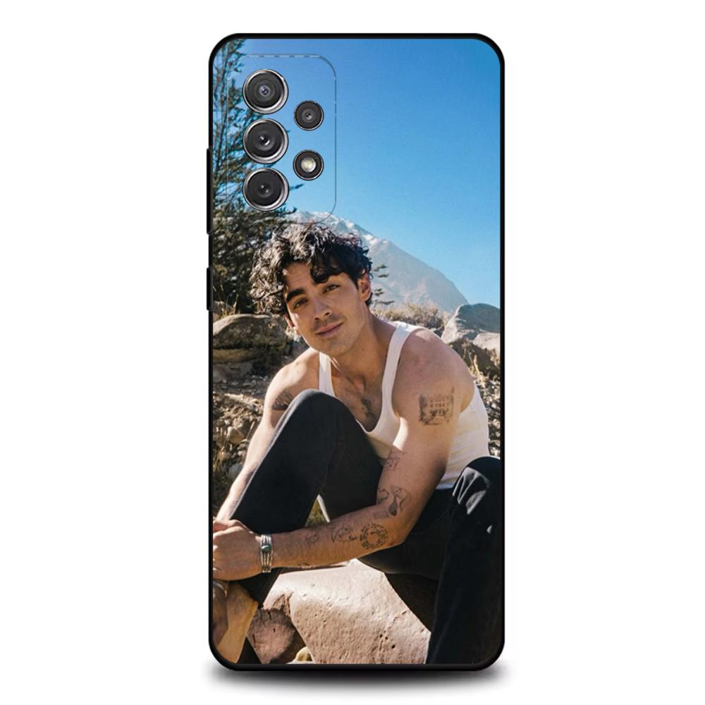 1PC Singer Joe J-Jonas Phone Case For Samsung S25,S24,S21,S22,S23,S30,Ultra,S20,Plus,Fe,Lite,Note,10,9,5G Black Cover