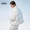 Xue Zhong Fei Women's Casual Lapel Short Down Jacket