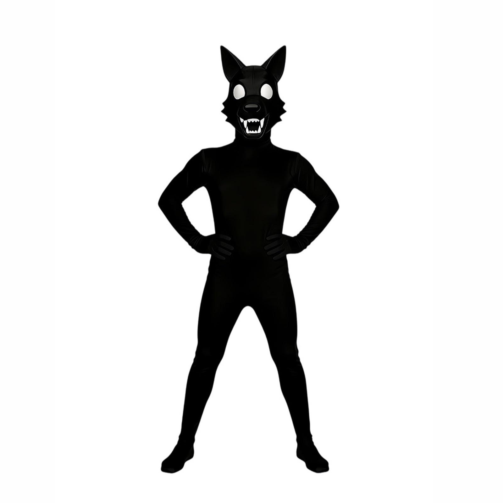 

Cartoon Character Cosplay Bodysuit Adult And Children s Costume 110 чёрный