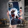 Funda Suave de Animal Tigre Feroz para Teléfono para IPhone 11 17 Air 16E 16 Pro Max 15 + 14 Plus 13 Mini 12 Apple 7 SE 8 Fundas Coque 11