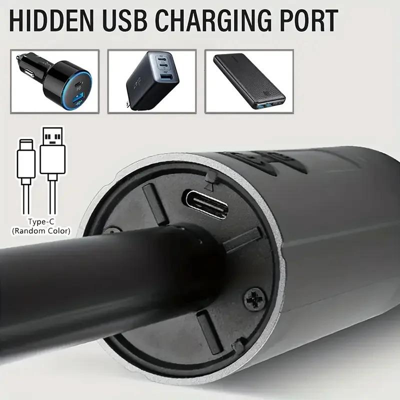 Telescopic Camping Lantern, Rechargeable Camping Lights, Multifunction Tent Lamp with Hook 3Model Flashlight for Camping, Hiking