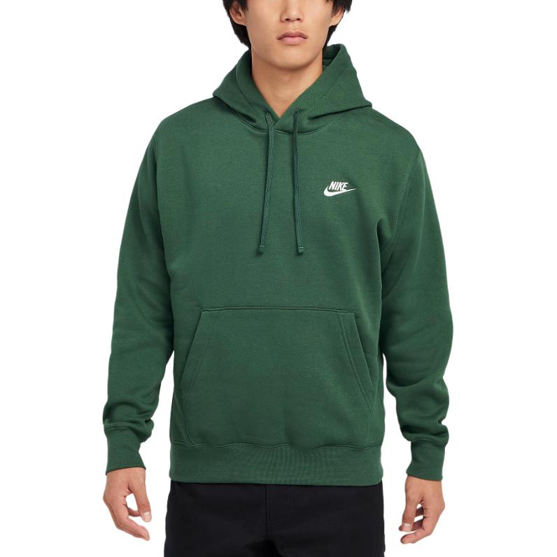 Nike Sportswear Club Comfortable Versatile Casual Soft Pullover Hoodie Men Hoodies Green BV2655-323