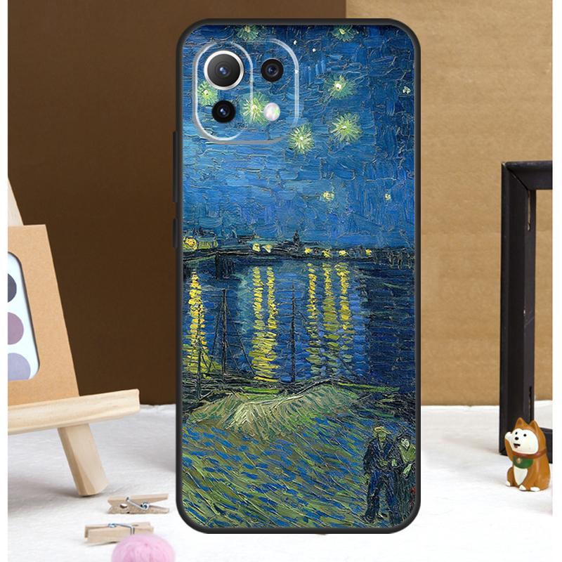 Van Gogh Art Oil Painting Case For Xiaomi 14 Ultra 13 11T 12T 13T Pro 12 Lite POCO X6 Pro X3 X4 X5 M5s M6 F3 F5 Cover