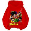 Dragon Ball Chibi Characters Kids Hoodie 100-160 Size 3-12 Years Boys Casual Sporty Children's Sweatshirt