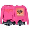 Women's Fashion Casual Long Sleeve Loose Printed Sweatshirt