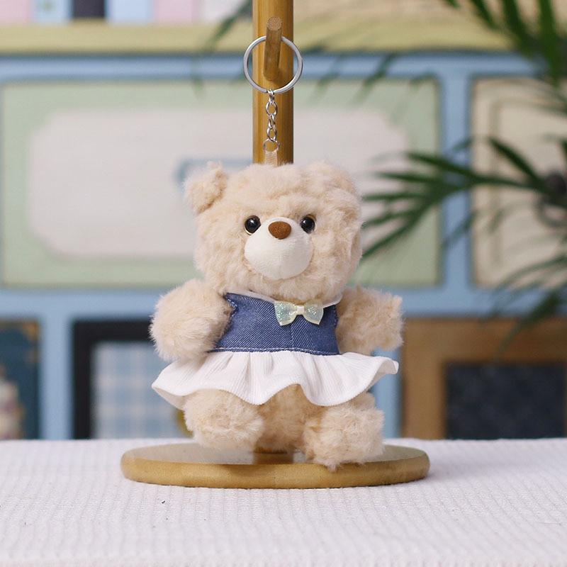 Plüschbär-Schlüsselanhänger mit Baumwollfüllung für Kinder und Erwachsene