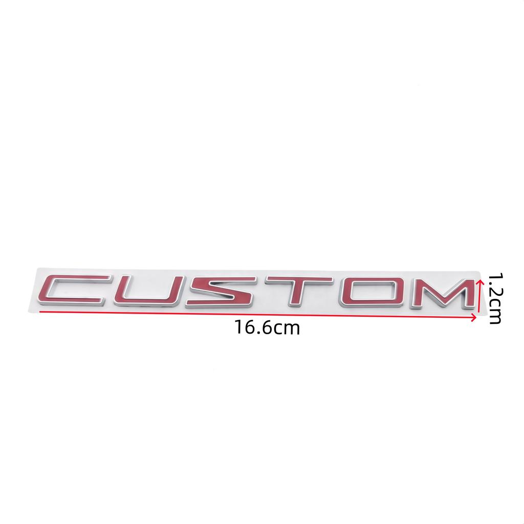 1Pc 3D Metal Letters Logo Car Rear Trunk Emblem Badge Sticker Decal for Car Styling Decoration Accessories