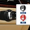 61316932796 For BMW 1 3 X1 Series E84 E87 E88 E90 E91 E93 Black/Red Headlight Lamp Switch Rotary Knob Button Cap Replacements
