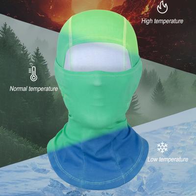 Yousheng Cubrecabeza para Ciclismo que Cambia de Color Tejido Sensible al Calor Ajuste Elástico Capucha Sensible a la Temperatura Prenda para la Cabeza para Exteriores que Reacciona al Calor