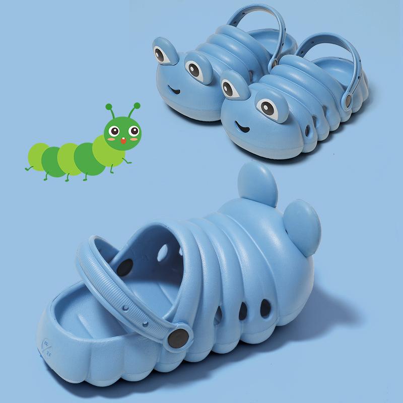 

Летние детские сандалии и тапочки для мальчиков и девочек, детские нескользящие с мягкой подошвой, для дома, для ванной, родительско-детские детские сандалии 28-29 синий