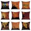 Halloween Linen Pillow Cover Printed Pillow Supply Cushion Cover