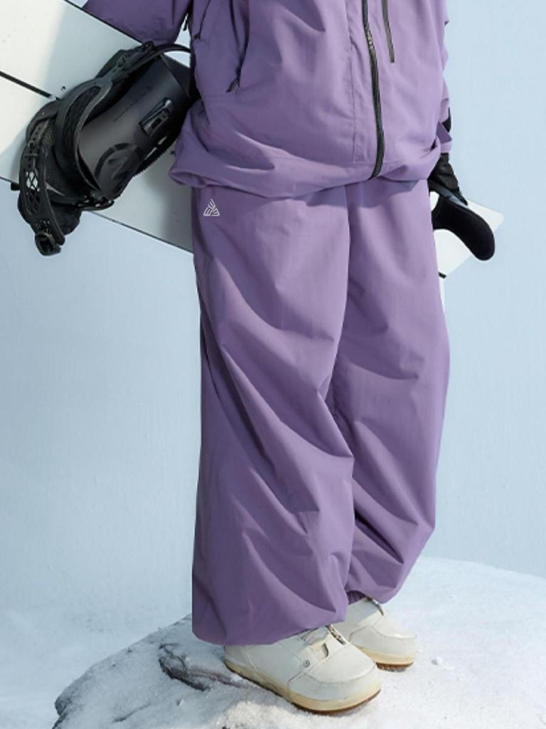 Unisex Windproof Waterproof Ski Pants: Warm, Loose Fit, Plus Size, Wear-Resistant for Men & Women