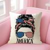 American 250Year 1776- Cushion Cover Natural Linen Pillow Case Double-Sided Print Decorative Sofa Pillowcase Home Decor Gift