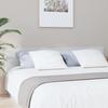 VidaXL Headboard High Gloss White 200x1.5x80 Cm Engineered Wood 811049