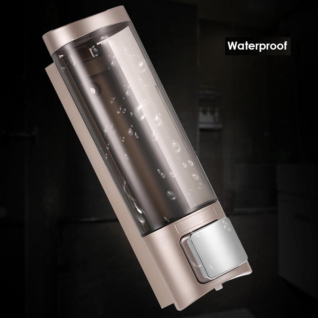 Dispenser Manuale Sapone Liquido da Parete Dispenser Shampoo Liquido Gel Doccia Detergente Mani Dispenser Lozione per Bagno per
