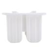 Popsicle Molds Food Grade Silicone Frozen Ice Cream Maker for Children Summer White