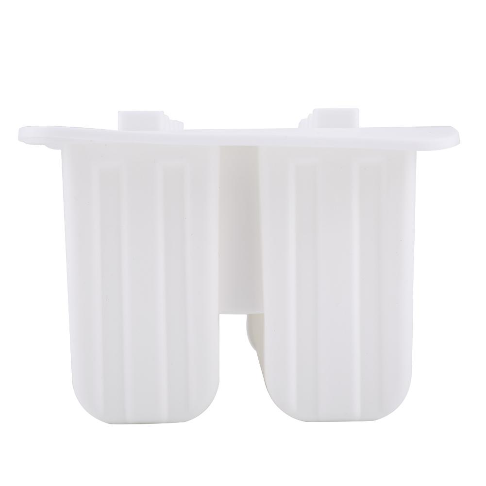 Popsicle Molds Food Grade Silicone Frozen Ice Cream Maker for Children Summer White
