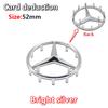 52mm 57mm Pins Sticker Car Steering Wheel Emblem Badge For Mercedes Benz C E S Class CLA CLS W212 W205 W204 Styling Accessories FK1