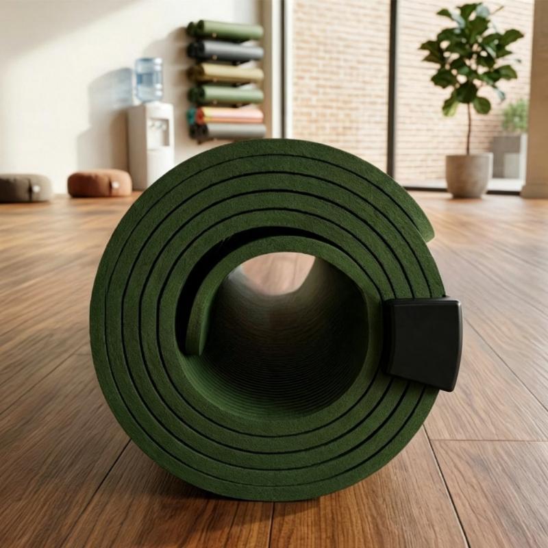 Exercise Mat Storage Clip for Yoga Accessories Organization, Space Saving Yoga Mat Storage Clip for Rolled Mat, Indoor Gym Organiser Daily