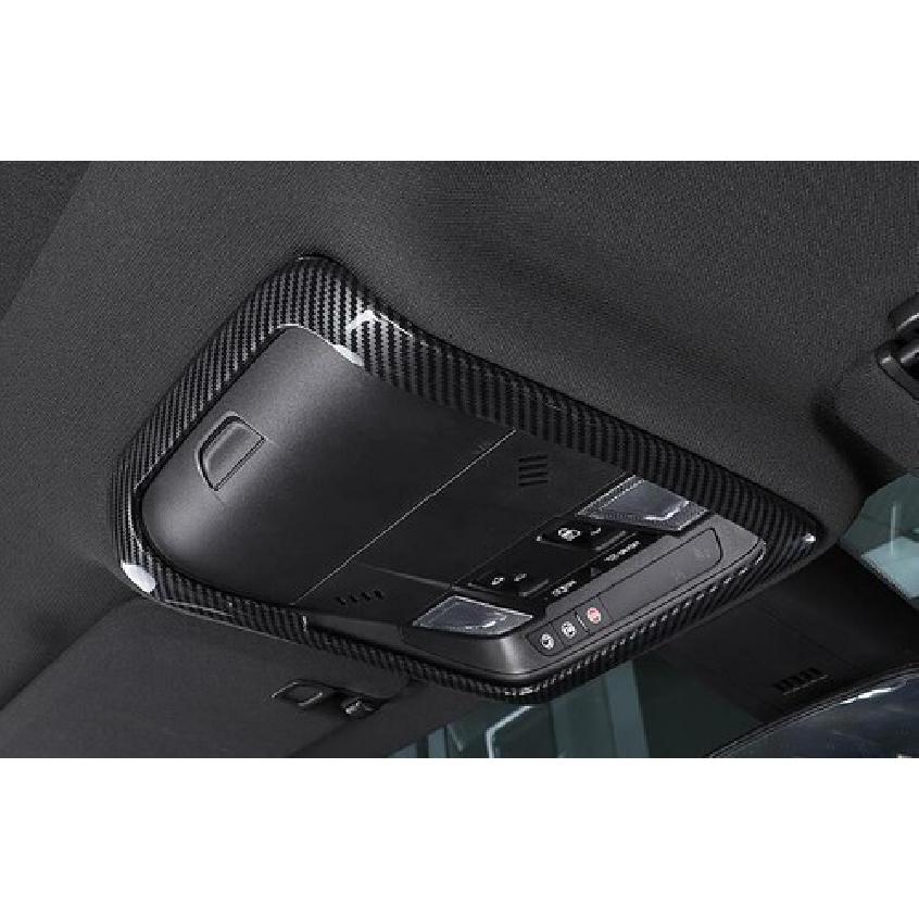 For Cadillac XT6 2020-2022 Carbon Fiber Front Reading Lamp Frame Cover Trim 1PCS