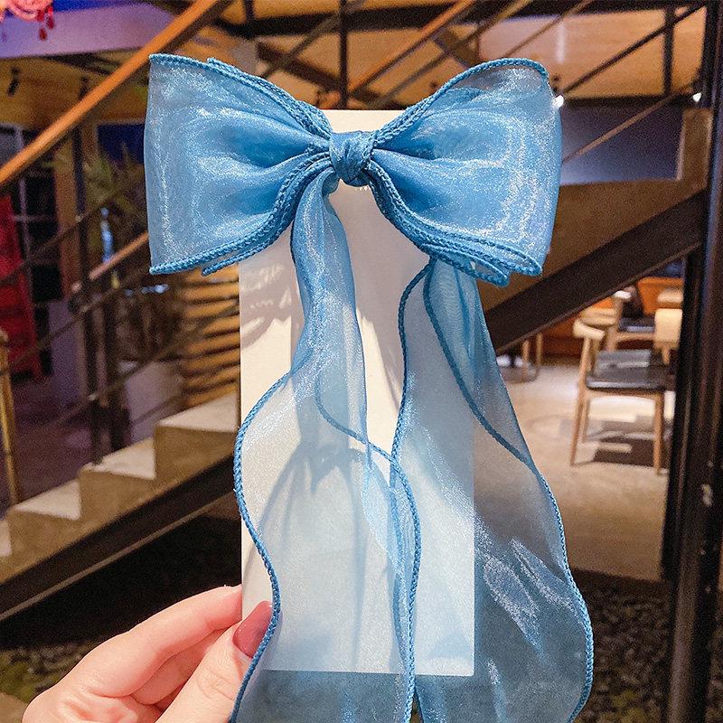 Korean Bow Ribbon Hair Clip for Women and Girls - Fairy Braided Headdress