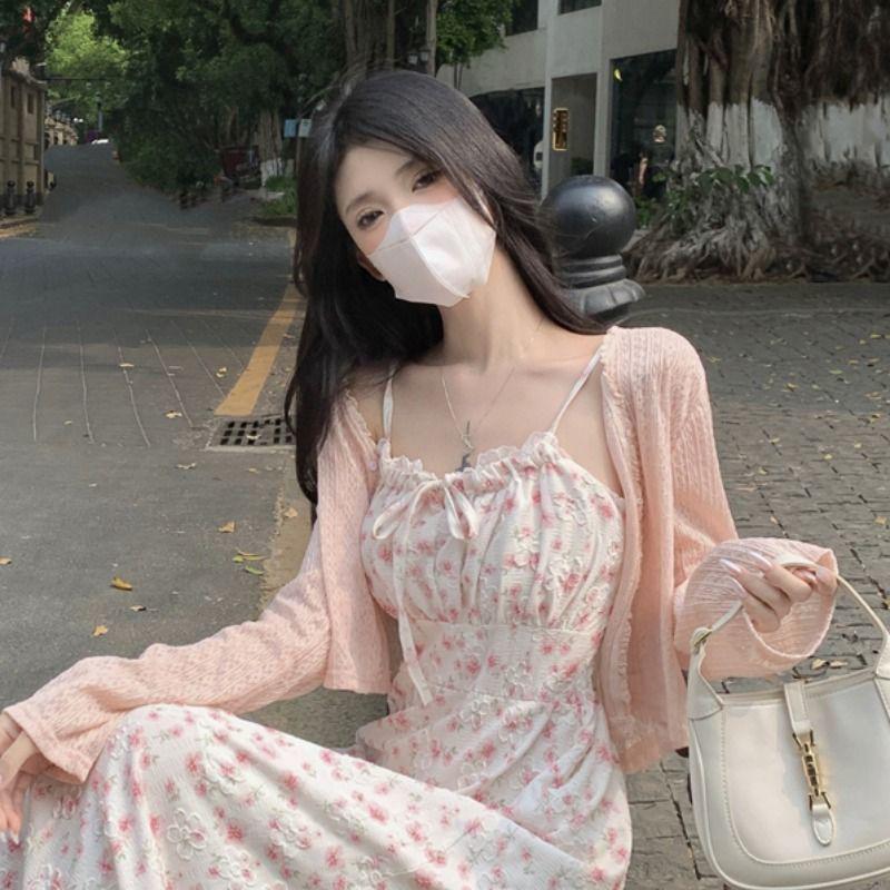 

Women s Summer Pink Shawl Cardigan - Lightweight Sun Protection Cover-Up S (recommended for 75-85 kg)