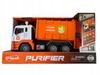 Orange Garbage Truck 1:10 Light Sound 2716