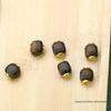 Natural Agarwood Square Sugar Bead Charm with 1.5mm Hole for DIY Pendant Accessories A107