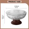 Decorative Bowl with Pedestal for Fruit, Modern, Round, Desserts, Plate Stand, for, Centerpiece