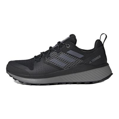 Terrex Folgian Hiker Sznurowane Antypoślizgowe Trwałe Lekkie Niskie Buty do Biegania Męskie Sneakersy Czarne Szare EF0404