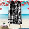 Name Custom Böhse Onkelz Poster Print Beach Towel, Large Soft Quick Dry Towel for Beach Camping Swimming