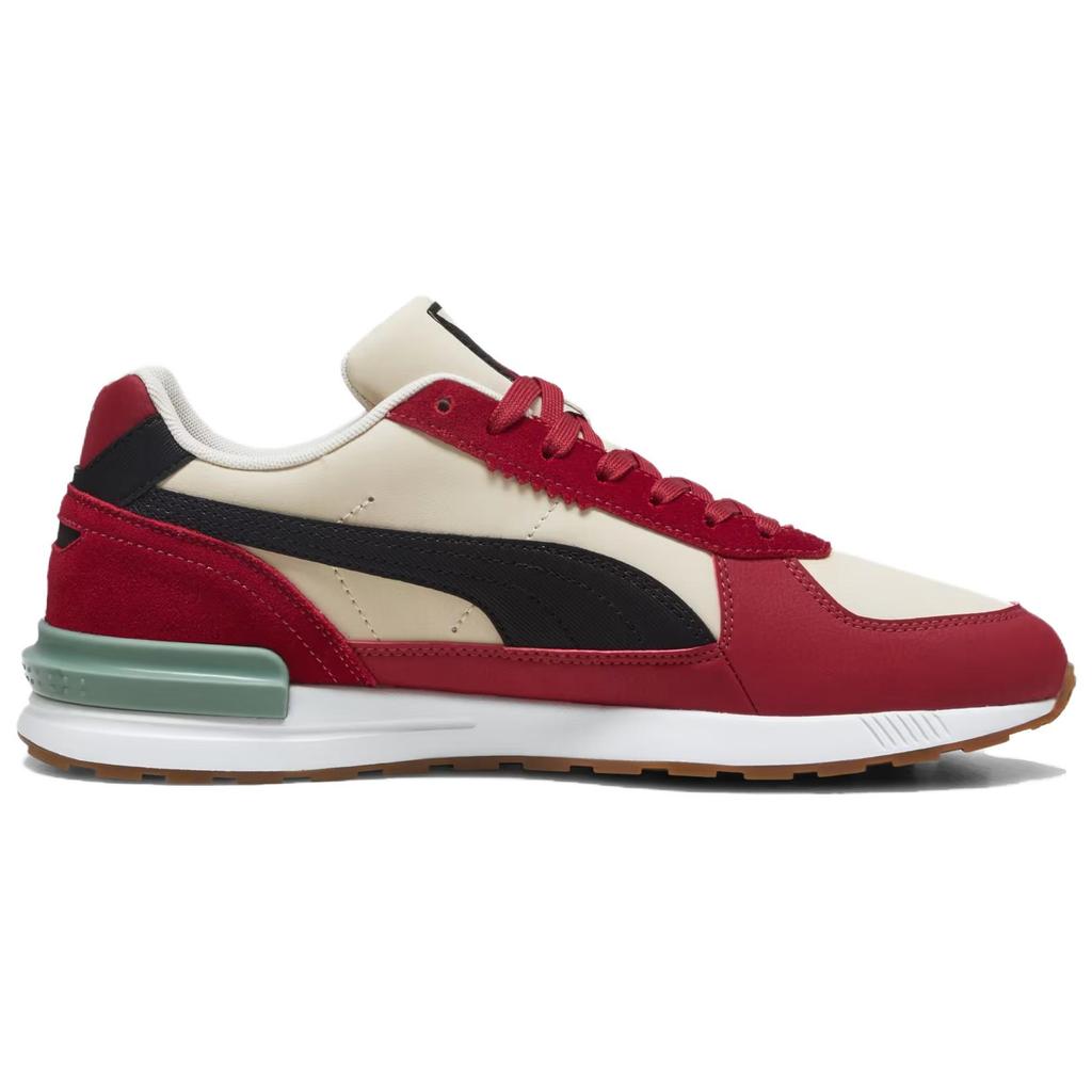 Puma Graviton Greenside Alpine Snow Black Dark Crimson Men Sneakers Red 400684-01