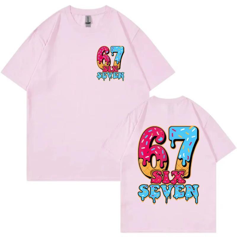 Funny Six Seven 67 Meme T-shirts Men Women Clothing Harajuku Y2k Fashion T-shirt Summer High Quality Cotton Oversized T Shirts