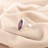 Rare Amethyst Gemstone 925Sterling Silver Jewelry Handmade Designer Ring For Her RR-25-8