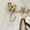 Cute Bow Wall Metal Hooks for Clothes Hats Bag Door Hook Hanger Wall Hanging Retro Clothe Hook