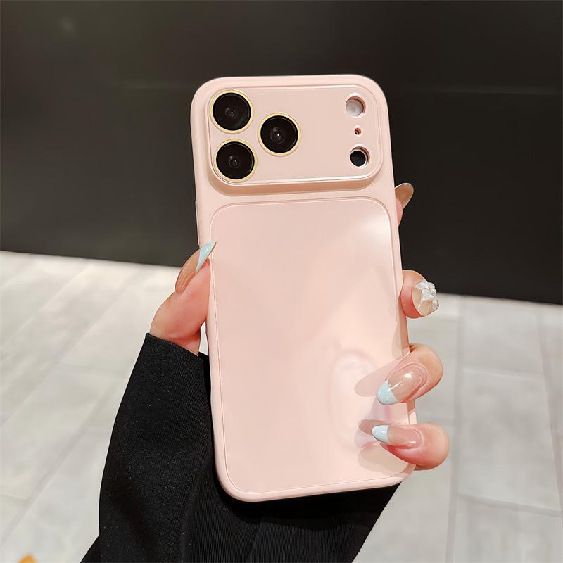 Fashionable Liquid Glass Case with Lens Film for Apple 17 Pro Max