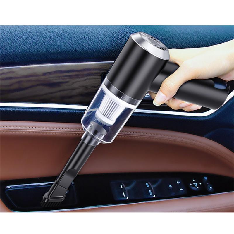 120 W 6000 Pa tragbarer kabelloser Auto-Staubsauger für Nass- und Trockenzwecke mit doppeltem Verwendungszweck und LED-Licht für zu Hause