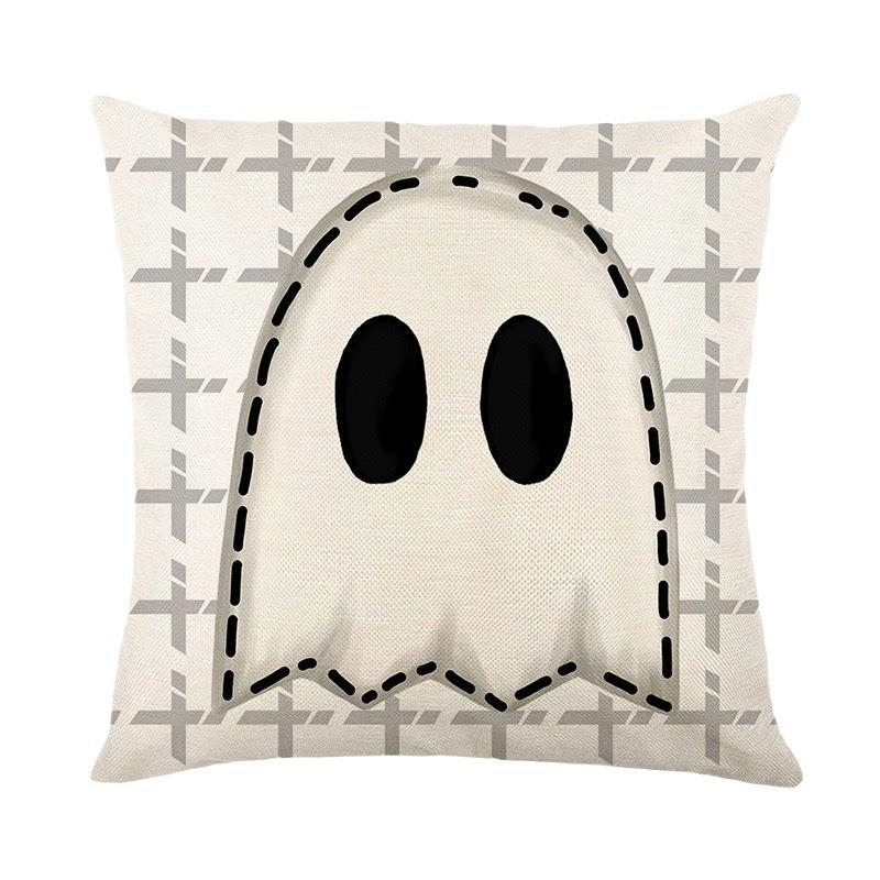 New Halloween Pillow Cover Linen Home Sofa Living Room Ornament Simple Pillow Cover Premium Durable Quality Useful