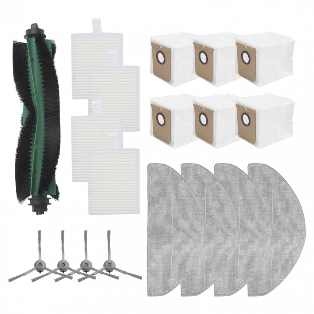 Side Brushes Filters and Mop Pads for Cecotec For Conga 7490 Vacuums
