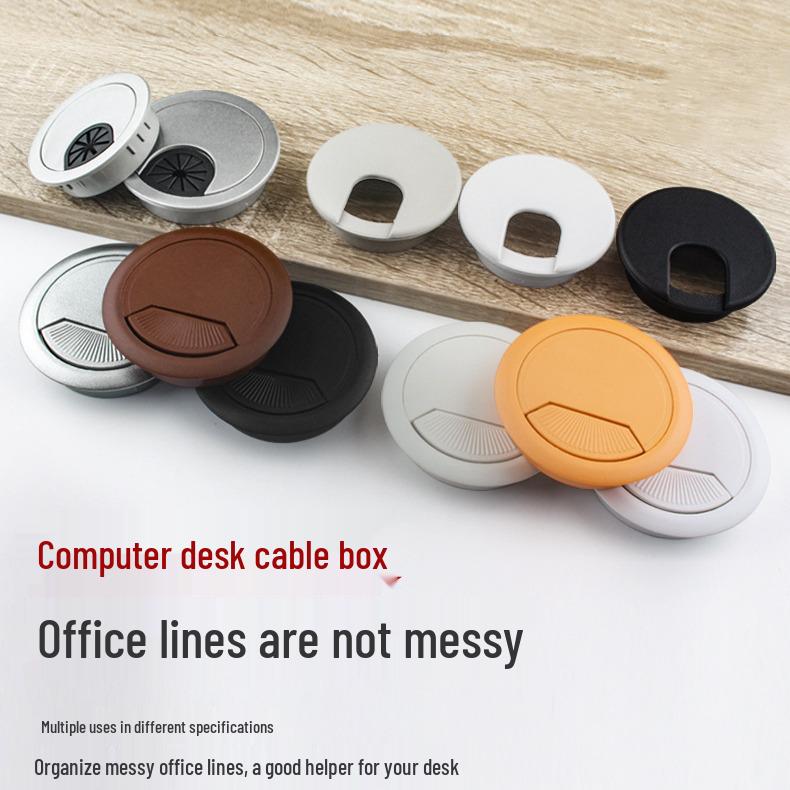 Round Desk Cable Management Grommet Cover