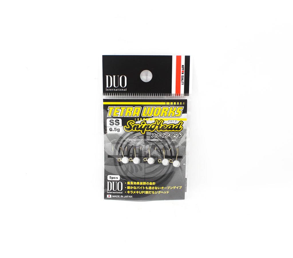Duo Tetra Works Snip Head 0.5 grams Size SS, 5/pack 0.5g (1914)